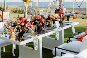 Área de bodas al aire libre