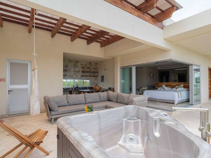 Penthouse de lujo, 2 habitaciones | Terraza o patio