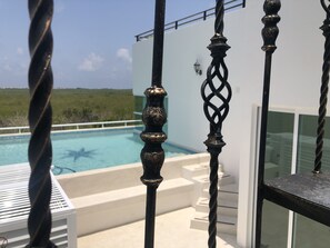 Indoor pool, outdoor pool