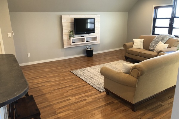 Spacious living room.