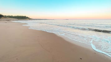En privat strand, fiskeri