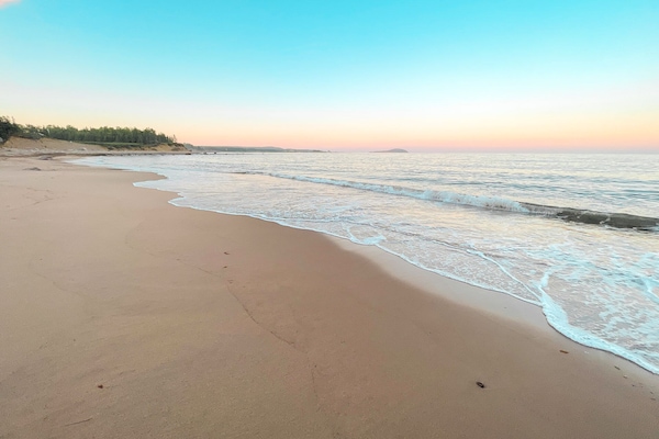 Private beach, fishing