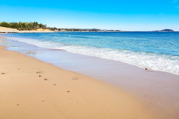 Private beach, fishing