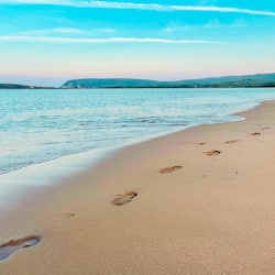 Private beach, fishing