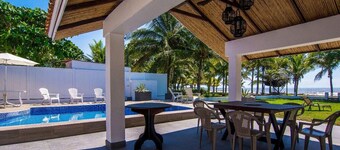 Beachfront House in Playa Tivives with private pool
