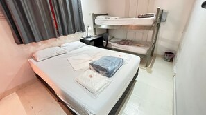 Standard Quadruple Room, 1 Bedroom | Individually decorated, blackout drapes, iron/ironing board, free WiFi