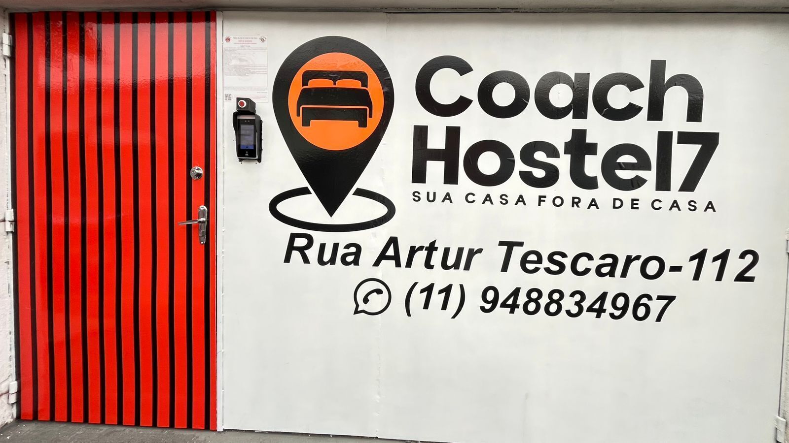 Fachada da propriedade