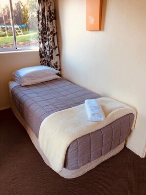1 bedroom, iron/ironing board, free Internet, bed sheets