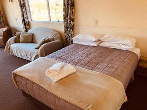 1 bedroom, iron/ironing board, free Internet, bed sheets
