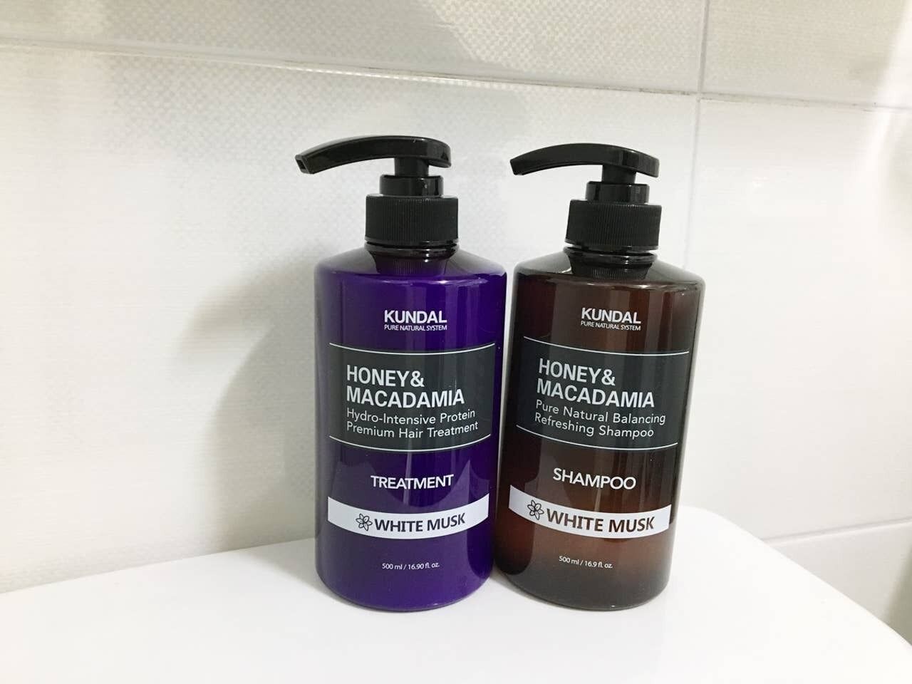 Hair dryer, soap, shampoo, toilet paper