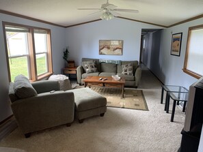 Smart TV, DVD player, video library