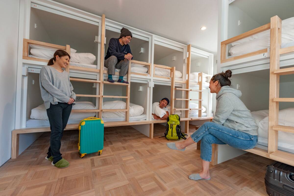 男女共用ドミトリー (チェックインは22時30分まで) 禁煙 | WiFi (無料)、ベッドシーツ