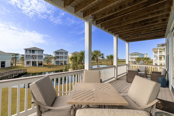 Relax and sip a glass of wine on our porch.