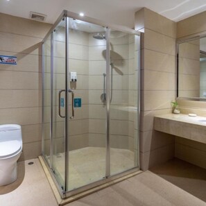 Business Suite (Mainland Chinese Citizen Only) | Bathroom | Shower, free toiletries, towels, soap - Sucha Hotel · Yingde Administration Center (Qingyuan)