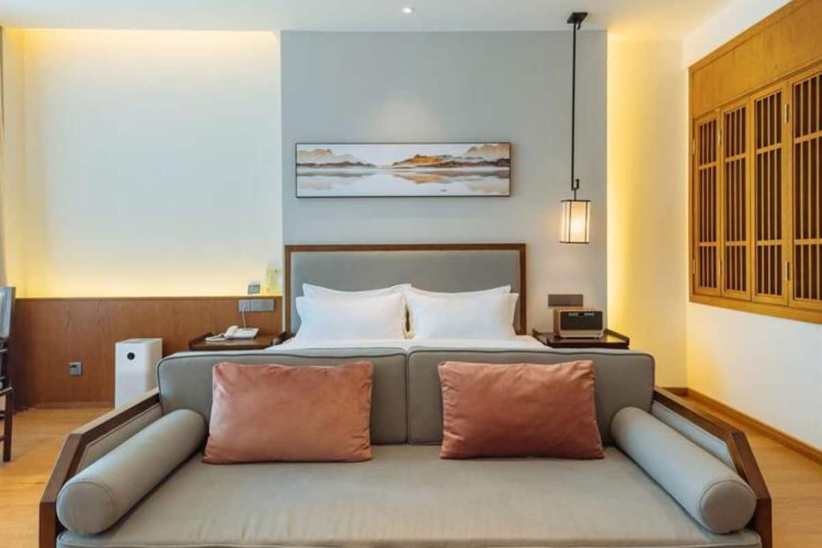 ห้องดีไซน์ดับเบิล, วิวสวนหย่อม | โต๊ะทำงาน, ผ้าม่านกันแสง, Wi-Fi ฟรี