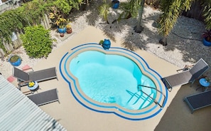 Indoor pool, outdoor pool