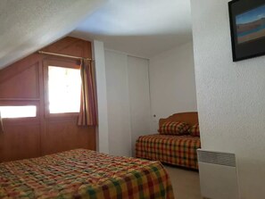 2 chambres, Wi-Fi, literie fournie