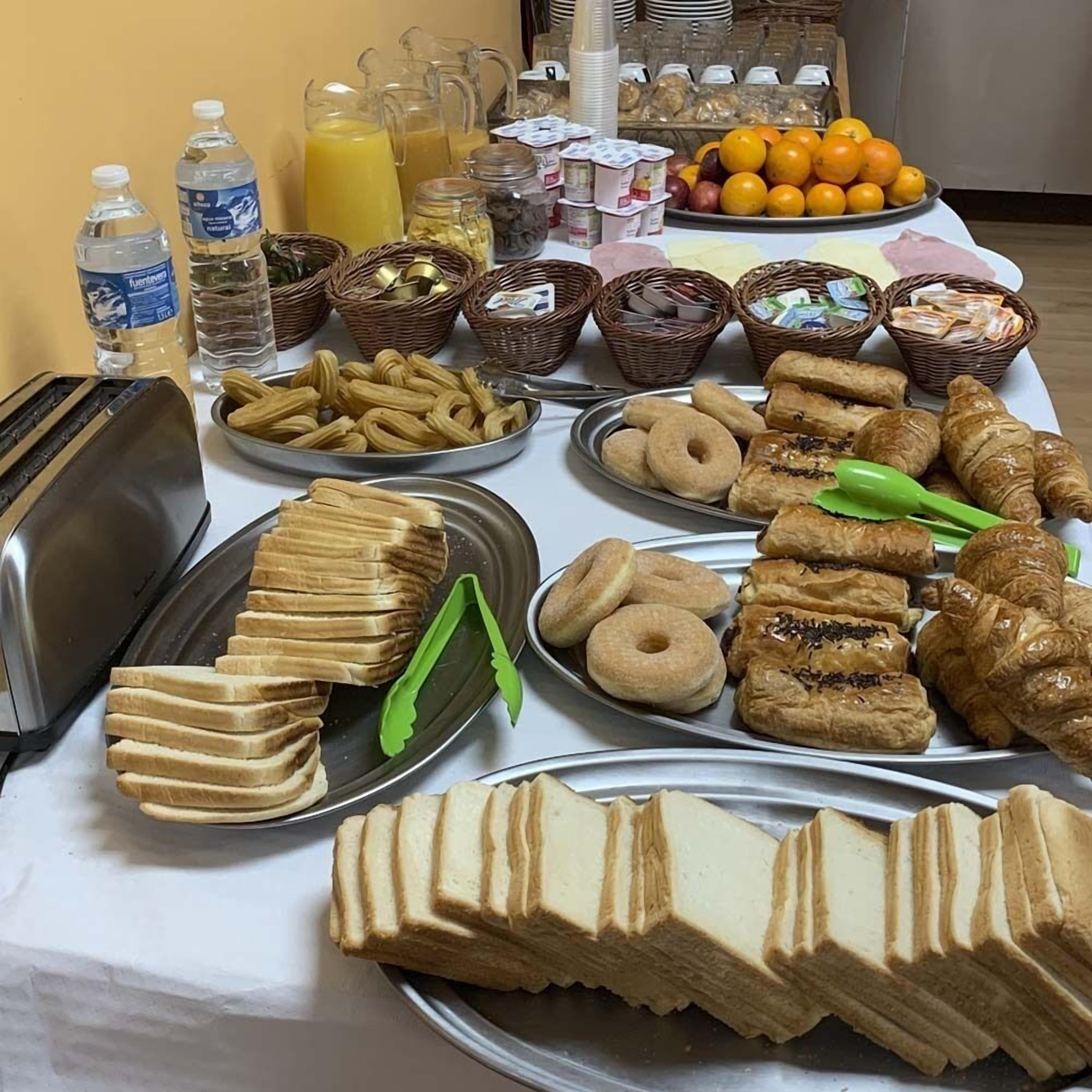 Daily buffet breakfast (EUR 4 per person)