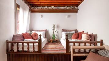 3 bedrooms, premium bedding, in-room safe, individually decorated