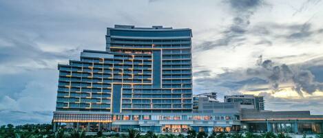 Front of property - evening/night