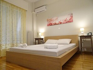 Apartment, 1 Schlafzimmer | 1 Schlafzimmer, kostenlose Babybetten, kostenloses WLAN, Bettwäsche