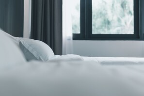 Værelse med 2 enkeltsenge - 2 soveværelser | Skrivebord, mørklægningsgardiner, lydisolering, gratis Wi-Fi