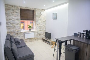Apartment, 1 Bedroom (Flat 2) | Living room | Flat-screen TV - V2 Residence (Leeds)