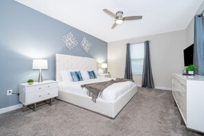 5 bedrooms, iron/ironing board, free WiFi, bed sheets