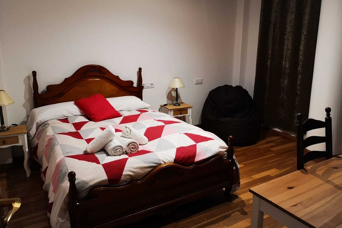Chambre Double Confort, salle de bains commune