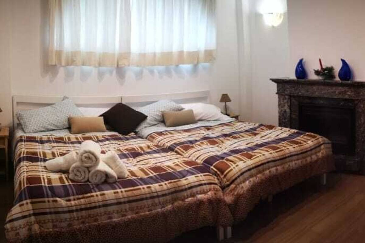 Quadrupla familiare (External Bath) | Ferro/asse da stiro, Wi-Fi gratuito, lenzuola