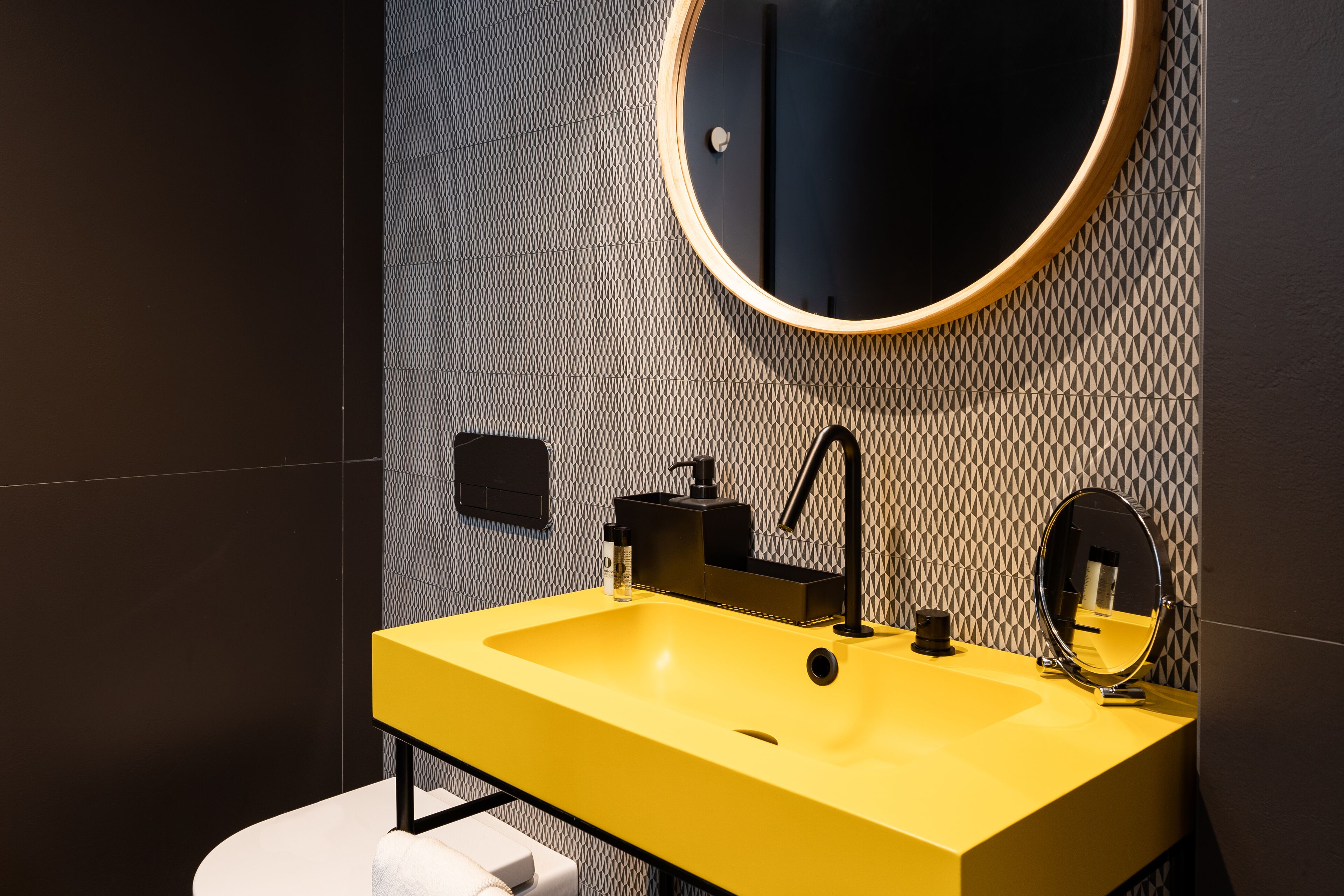 superior room | bathroom | shower, designer toiletries, hair dryer, towels