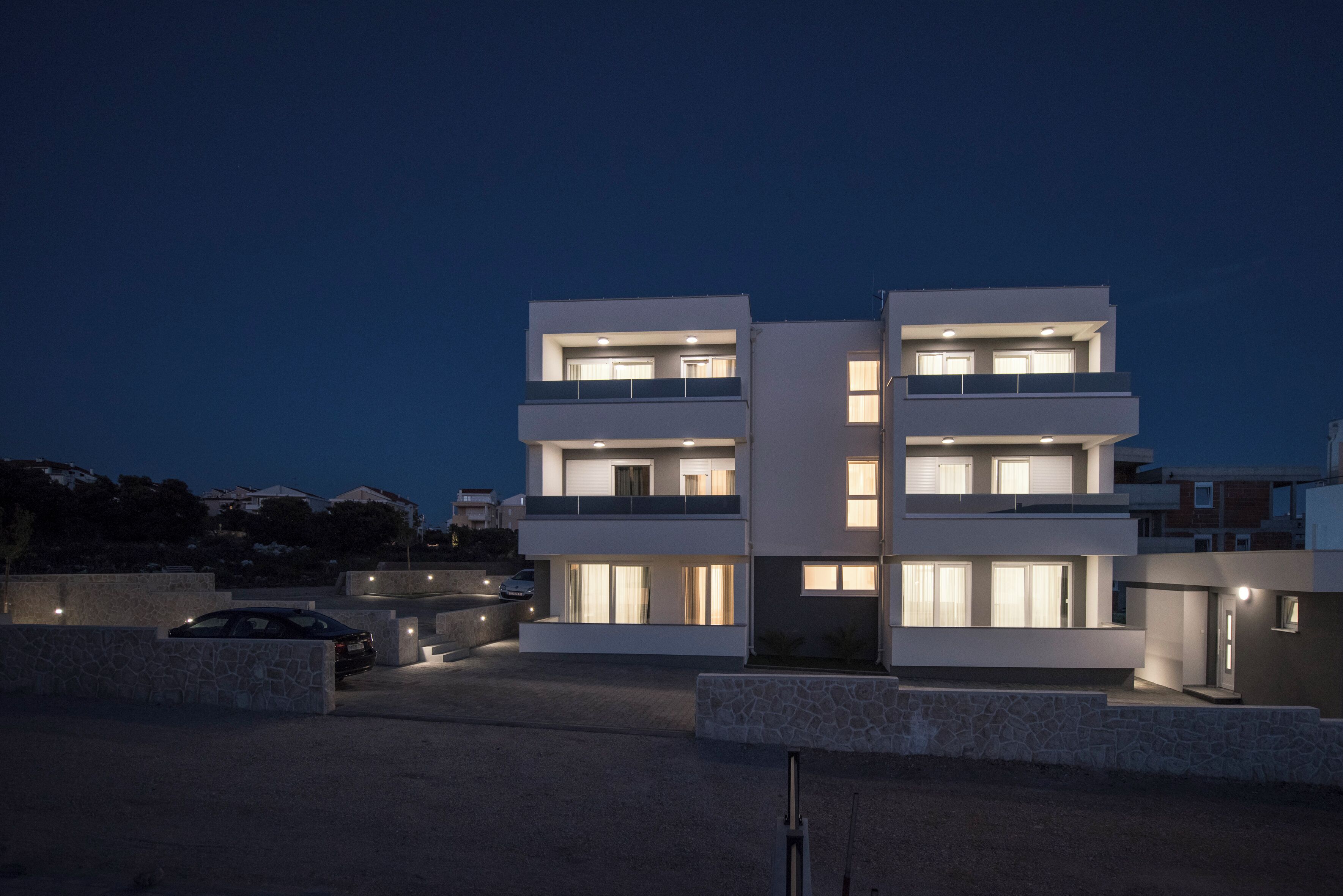 Fassade der Unterkunft