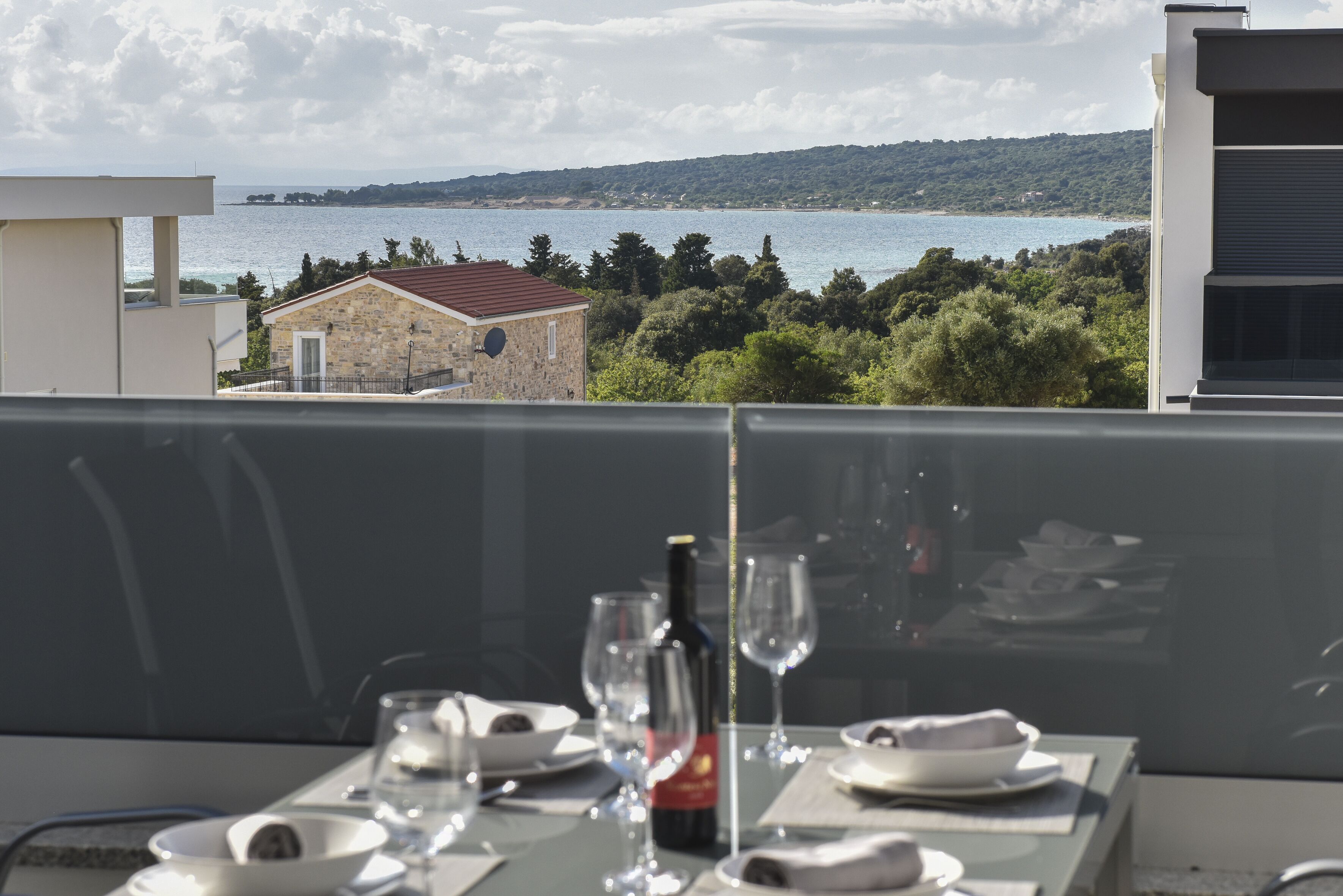 Vue depuis le balcon