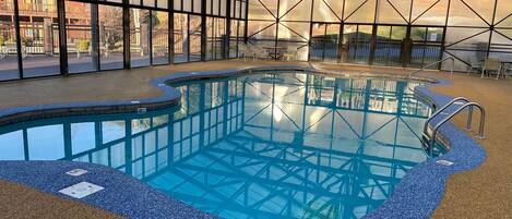 Indoor pool, a heated pool