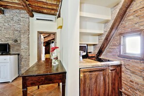 Apartment, 1 Schlafzimmer | Eigene Küche | Kühlschrank, Herdplatte, Espressomaschine
