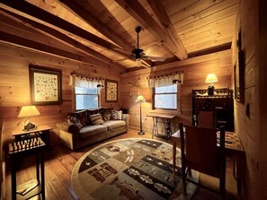 Cabin, 2 Bedrooms | Dining