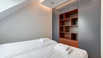 Apartamento luxo | 1 quarto, camas com colchões de espuma com sistema de memória