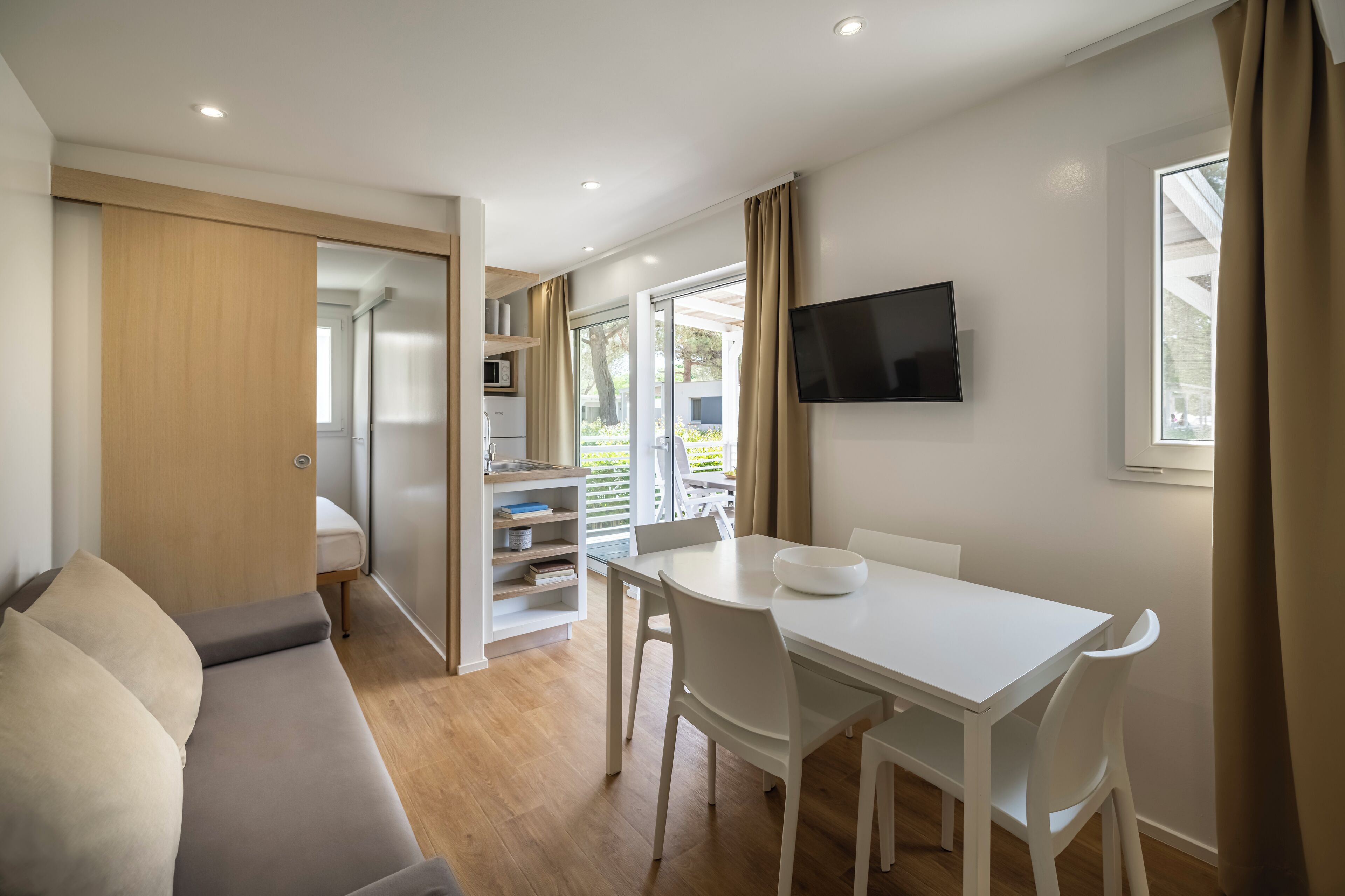 Casa mobile Standard | Area soggiorno | TV a schermo piatto