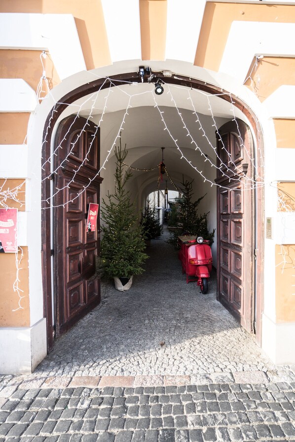 Entrada de la propiedad
