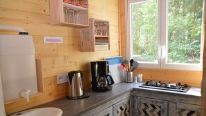 Tiny House Melomatt | Private kitchen | Shared microwave - Vendee Yourte Chambres d' Hotes (Landeronde)