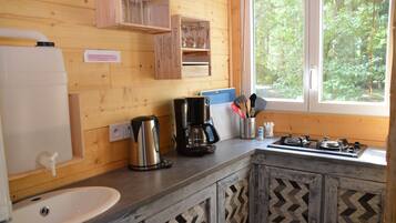 Tiny House Melomatt | Private kitchen | Microwave