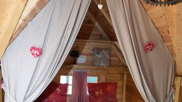 Individually decorated, individually furnished, blackout curtains