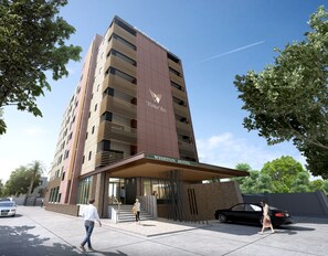 Fachada de la propiedad