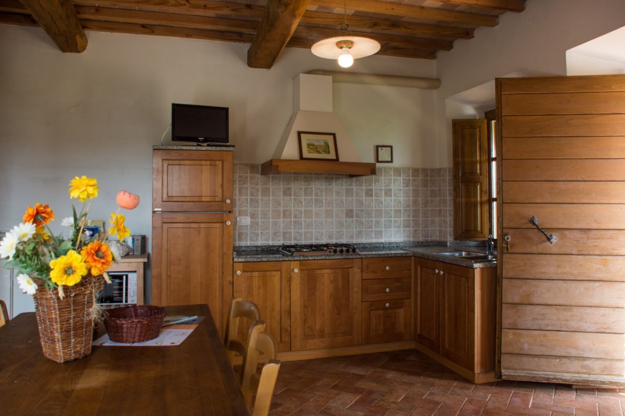 Kühlschrank, Mikrowelle, Herdplatte, Kochgeschirr/Geschirr/Besteck