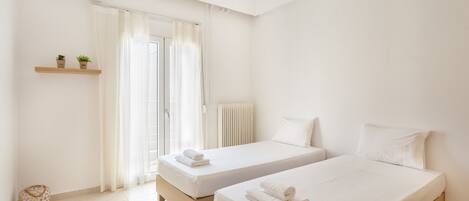 Appartement, 2 chambres | 2 chambres, chambres insonorisées, fer et planche à repasser