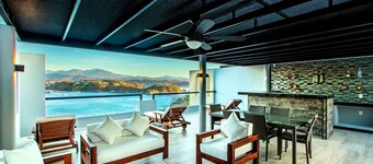 AKTIV PROMO! | Oceanfront med privat takterrasse, direkte tilgang til stranden!