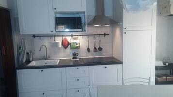 Microwave, coffee/tea maker