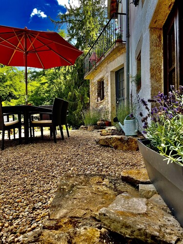 Traditional French house with private pool and gardens.