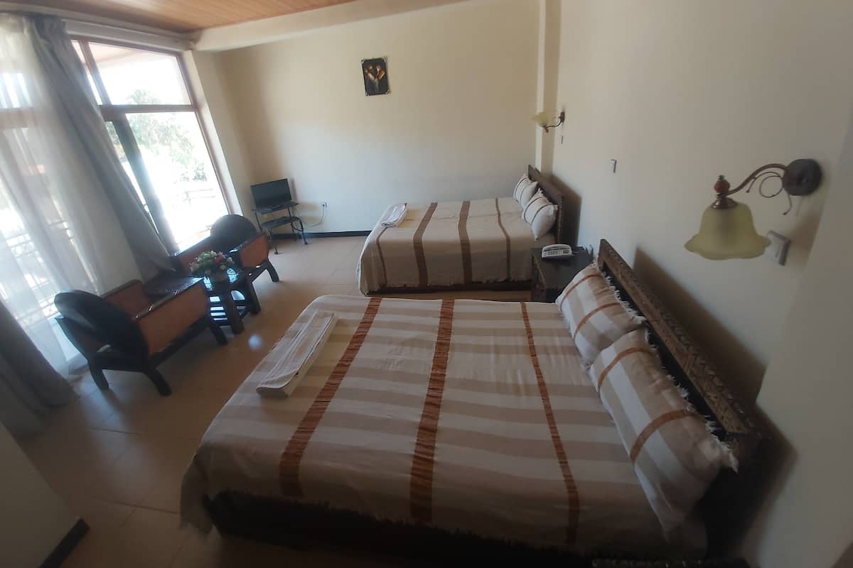 Family Room | Desk, soundproofing, iron/ironing board, free WiFi