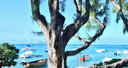 Villa Cap Malheureux at the water's edge 500 meters from the chapel